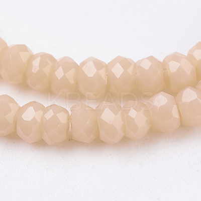 Opaque Glass Beads Strands EGLA-K010-B11-1