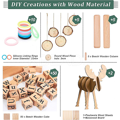 DIY Sublimation Blank Geometry Pet Tag Pendant Necklace Making Findings Kit DIY-BC0005-31-1