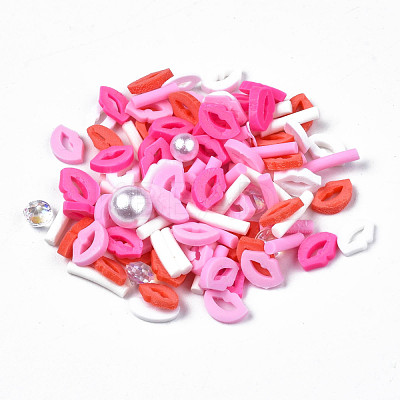 Handmade Polymer Clay Cabochons CLAY-N006-84-1