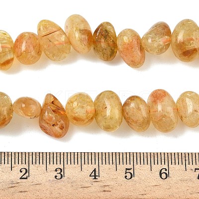 Heated Natural Citrine Beads Strands LS-G-RM250109-B2-1