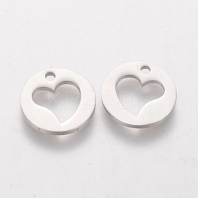 Non-Tarnish 201 Stainless Steel Charms STAS-Q201-T090-1