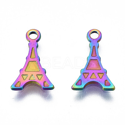 Ion Plating(IP) 201 Stainless Steel Charms STAS-S119-139-1
