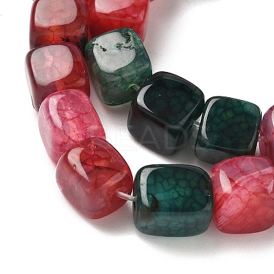 Natural Dragon Veins Agate Beads Strands G-G177-E04-05-1