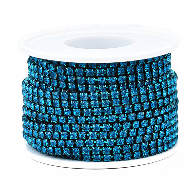 Electrophoresis Iron Rhinestone Strass Chains CHC-Q009-SS12-B20-1
