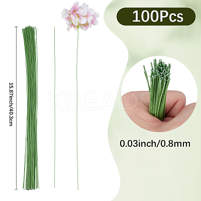 100Pcs Iron Covered with Paper Wire Twist Ties AJEW-SP0003-70B-1