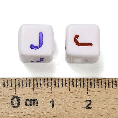 Opaque Acrylic Beads OACR-I022-01J-1