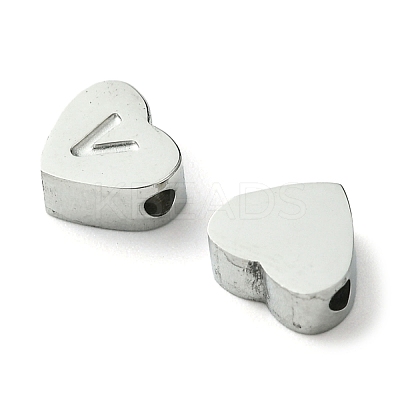 Tarnish Resistant 316L Surgical Stainless Steel Beads STAS-R230-01V-P-1-1