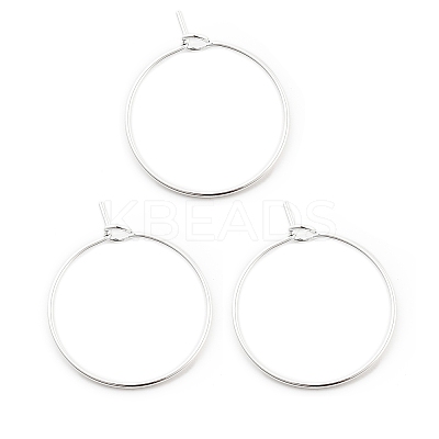 316 Surgical Stainless Steel Wine Glass Charms Rings STAS-L214-01F-S-1
