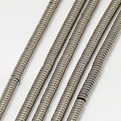 Electroplate Non-magnetic Synthetic Hematite Beads Strands G-J164A-2mm-06-1