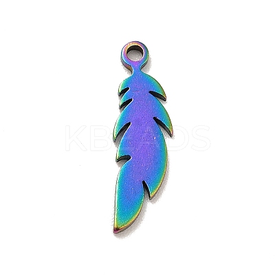 Ion Plating(IP) 201 Stainless Steel Pendants STAS-E176-03M-1