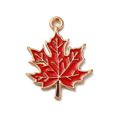 Thanksgiving Day Theme Alloy Enamel Pendants LS-ENAM-M002-03G-03-1