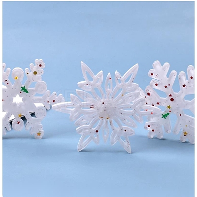 Christmas DIY Snowflake Silicone Pendant Molds LS-DIY-P006-31-1