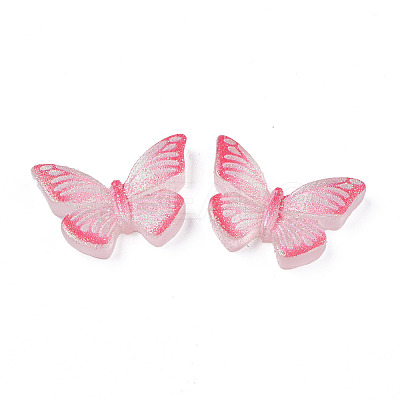 Translucent Printed Resin Cabochons CRES-N021-107D-1