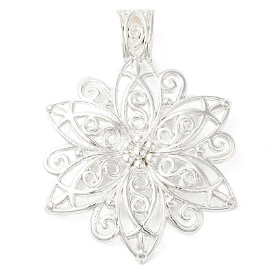 Tibetan Style Alloy Focal Pendants TIBEP-LF9727Y-S-FF-1