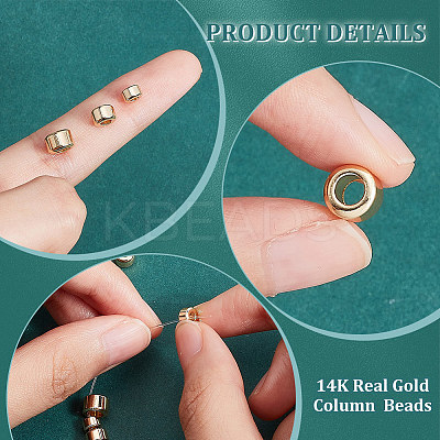 60Pcs 3 Styles Brass Beads KK-BC0012-39-1