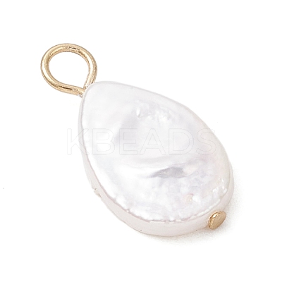 Natural Keshi Pearl Pendants PALLOY-JF04240-02-1