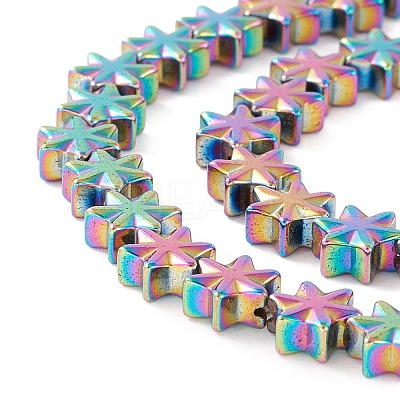 Electroplate Synthetic Non-magnetic Hematite Beads G-I317-03H-1