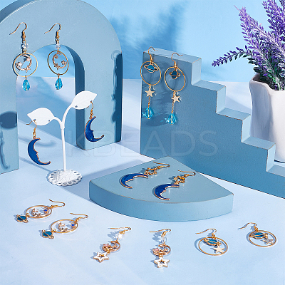 DIY Planet Earring Making Kit DIY-SC0020-17-1
