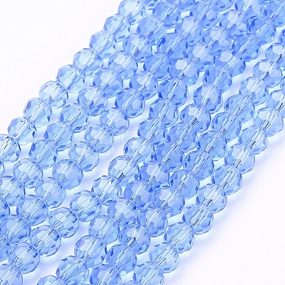 Glass Beads Strands EGLA-J042-4mm-05-1