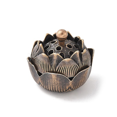 Alloy Incense Burner DJEW-D300-01G-R-1