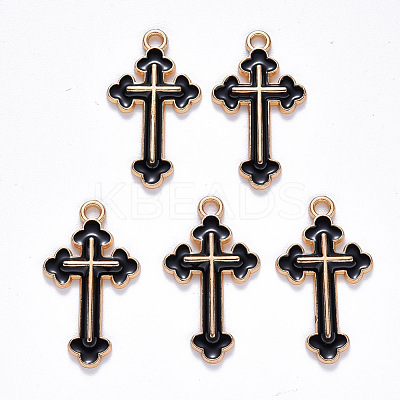 Alloy Enamel Pendants X-ENAM-S121-059A-1