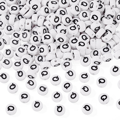 500Pcs Acrylic Beads SACR-TA0001-55Q-1