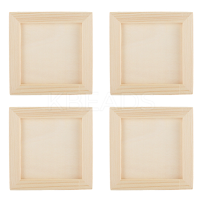 DIY Children Wood Decoration Clay Picture Frame WOOD-WH20008-07E-1