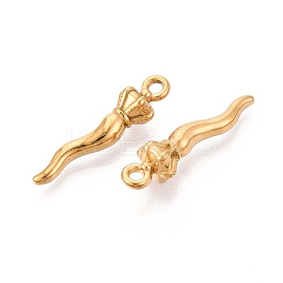 304 Stainless Steel Pendants STAS-T065-29G-1