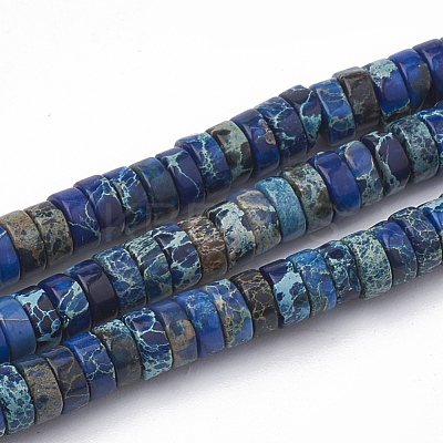 Synthetic Imperial Jasper Beads Strands G-T103-18B-1