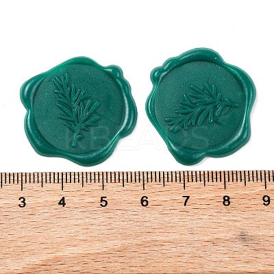 100Pcs Adhesive Wax Seal Stickers DIY-CP0009-47C-1