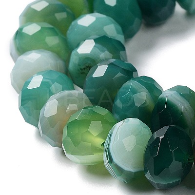 Natural Banded Agate/Striped Agate Beads Strands G-E605-A02-03C-1
