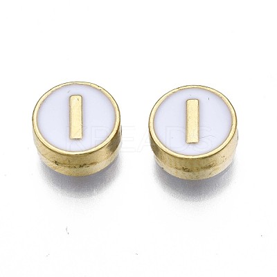 Alloy Enamel Beads ENAM-N052-006-01I-RS-1
