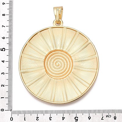 Plating Alloy Big Pendants PALLOY-T090-12G-1