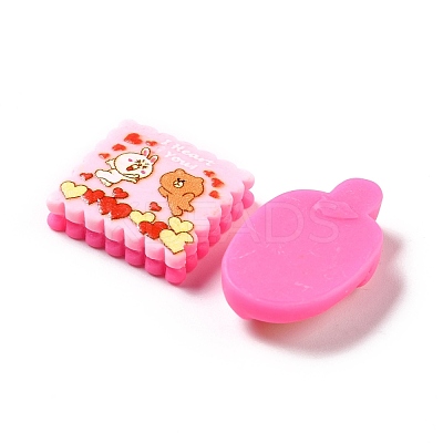 Opaque Resin Decoden Cabochons CRES-M012-02-1