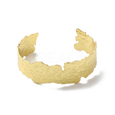 Rack Plating Brass Cuff Bangles BJEW-A137-06G-1