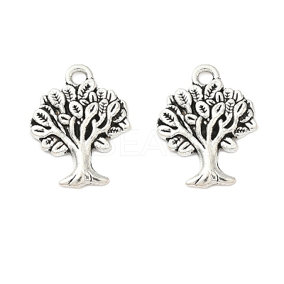 Tibetan Style Alloy Pendants FIND-L022-10AS-1