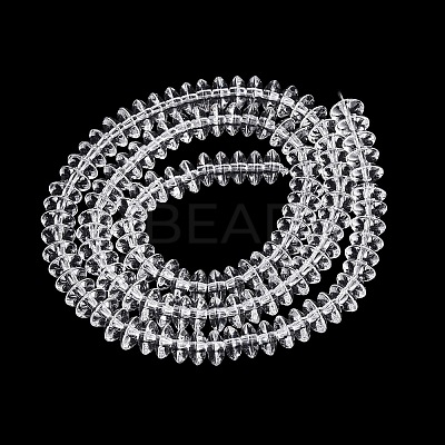 Transparent Glass Beads Strands GLAA-Q113-02A-A01-1
