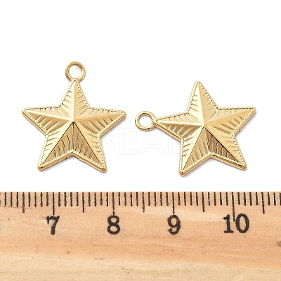 PVD Vacuum Plating 304 Stainless Steel Pendants STAS-R130-53G-1