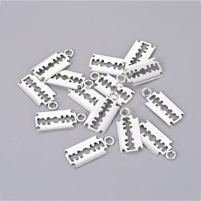 Tibetan Style Alloy Pendants TIBEP-17995-AS-RS-1