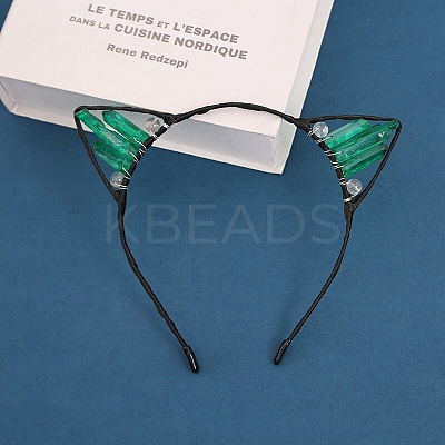Natural Quartz Hair Bands PW-WG22359-09-1