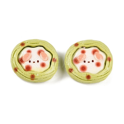 Cartoon Opaque Resin Decoden Cabochons RESI-N039-129C-1