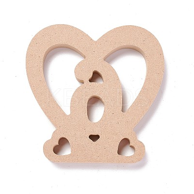 Wooden Table Plate Display Decoration LS-AJEW-C011-01-1