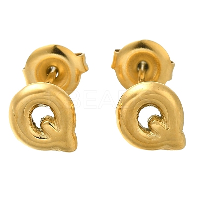 304 Stainless Steel Stud Earrings EJEW-I316-01G-Q-1