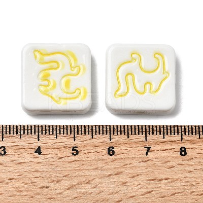 Handmade Porcelain Beads PORC-Z004-02F-1
