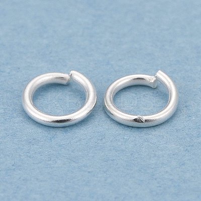 Rack Plating Brass Open Jump Rings KK-O139-18C-S-1