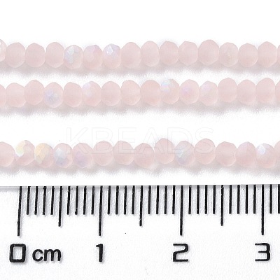 Imitation Jade Glass Beads Strands EGLA-A034-T2mm-MB22-1