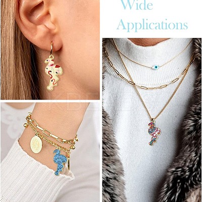 40Pcs 10 Styles Printed Alloy Pendants FIND-CJ0001-96-1