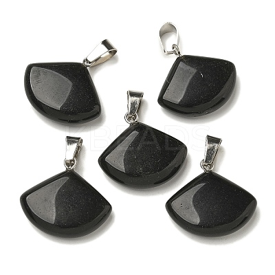 Natural & Synthetic Mixed Gemstone Pendants G-Z067-05P-01-1
