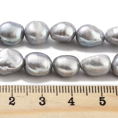 Dyed Natural Cultured Freshwater Pearl Beads Strands PEAR-P062-30C-1