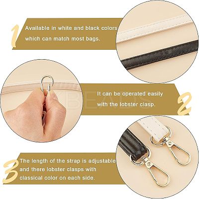 PU Leather Bag Tapes & Tags FIND-CA0001-54-1